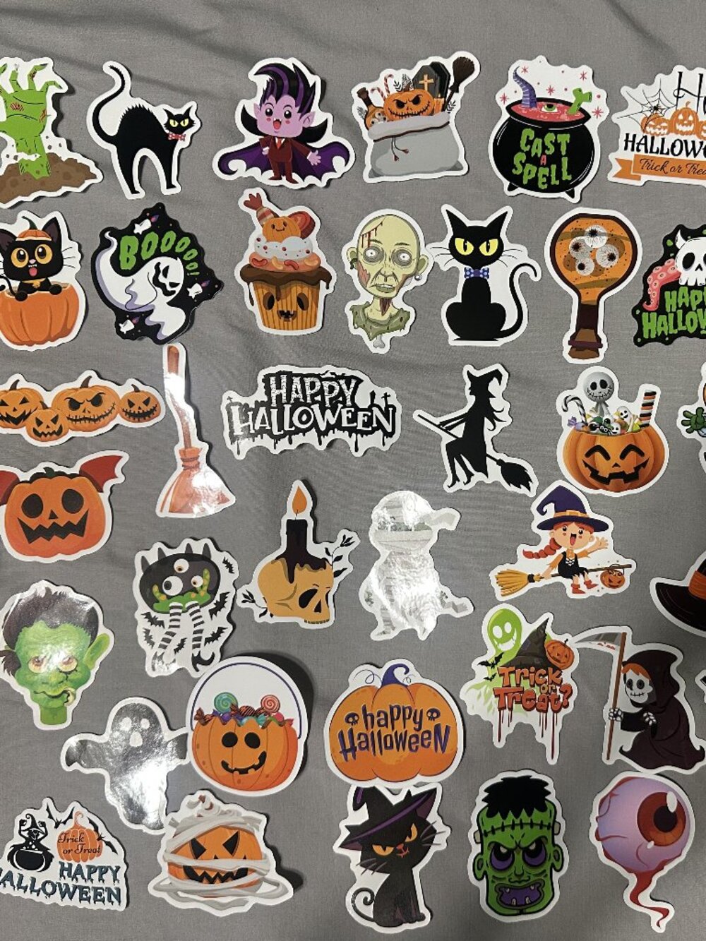 Halloween Vinyl Stickers Pack - 100 Pieces